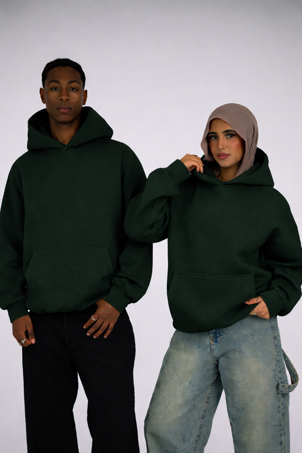 Hoodie oversize unisexe 100 % coton, photo 6