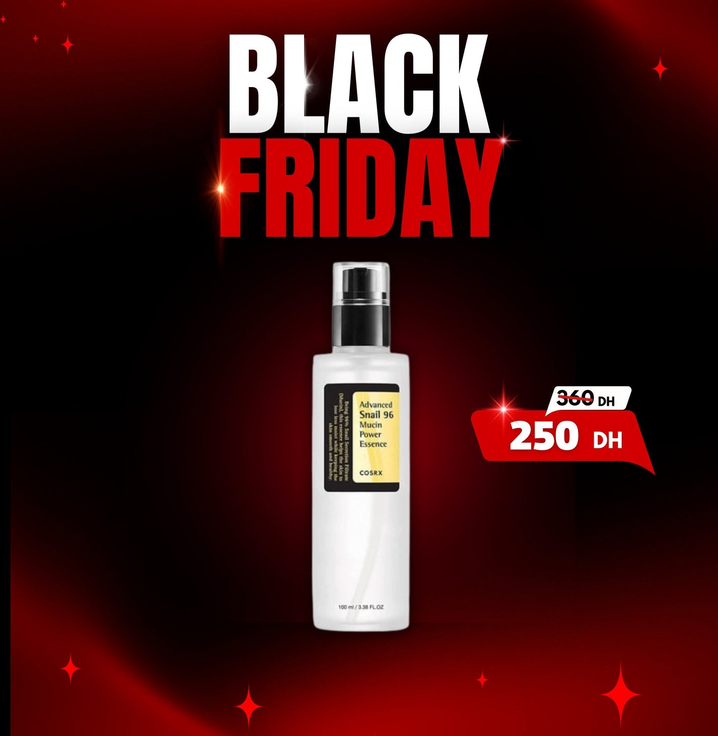 COSRX - Essence à la mucine d'escargot Advanced Snail 96 Mucin Power - 100ml