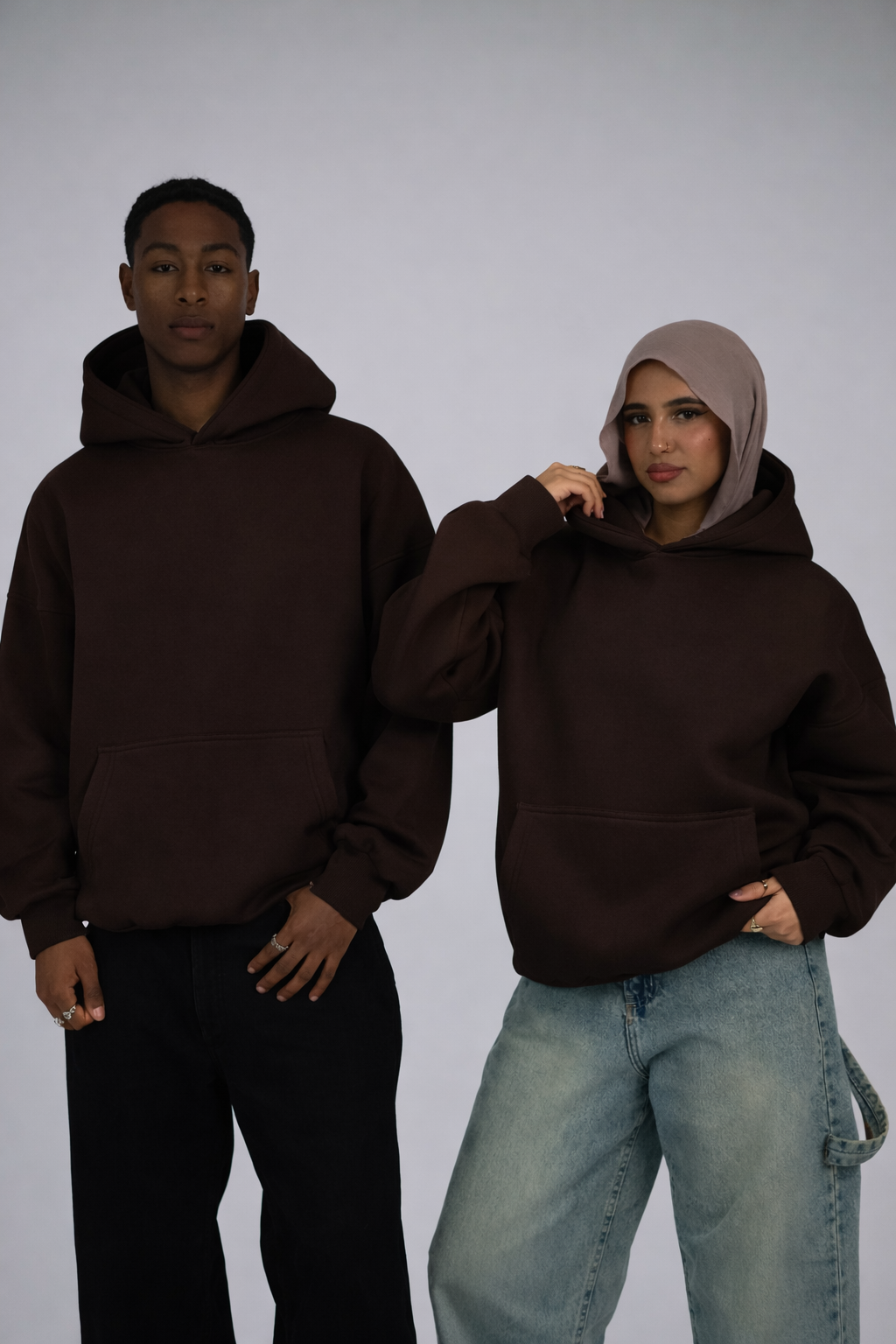 Hoodie oversize unisexe 100 % coton, photo 3
