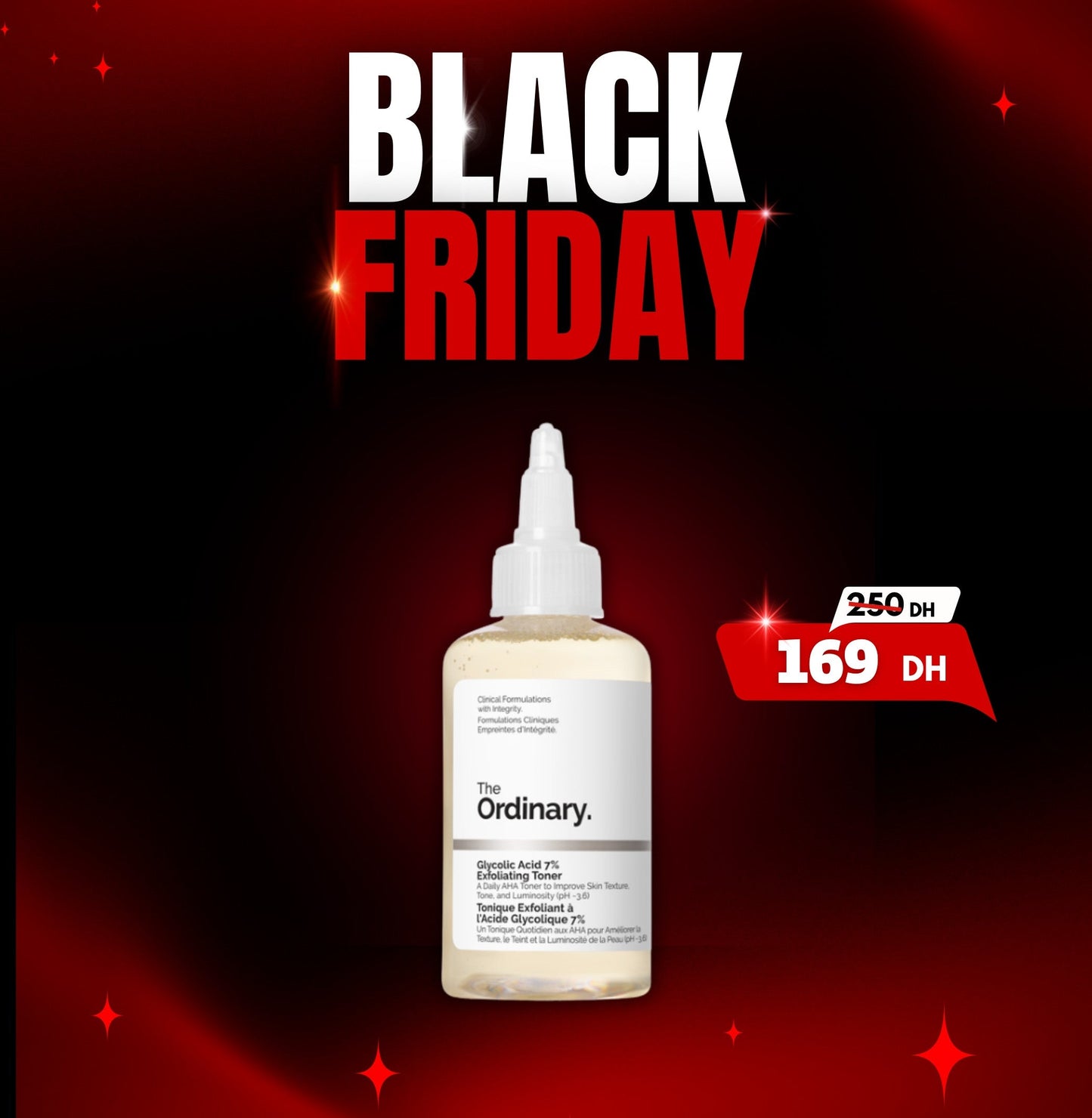 THE ORDINARY - Solution Tonifiante À L'Acide Glycolique 7% - Glycolic Acid - 100ml