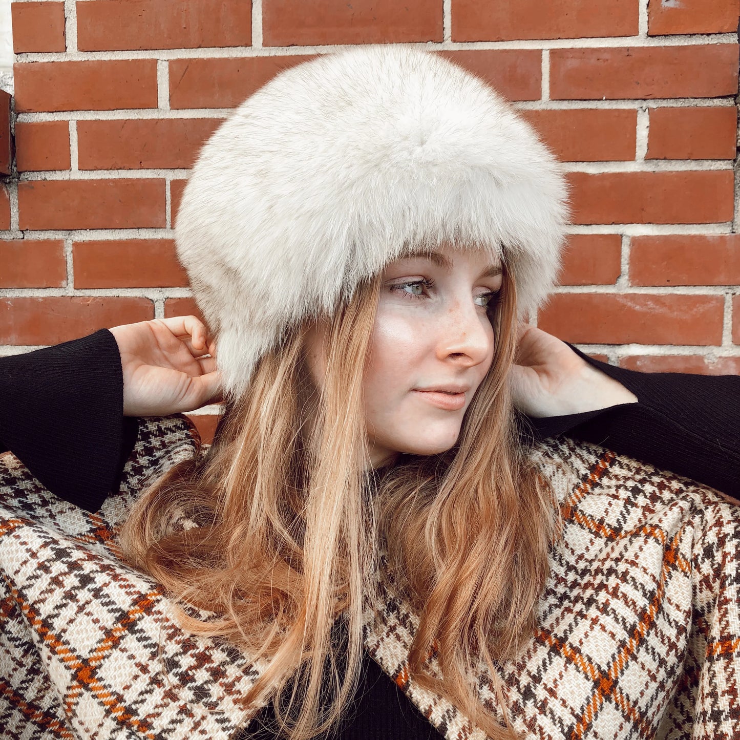 Bonnet en fourrure douce